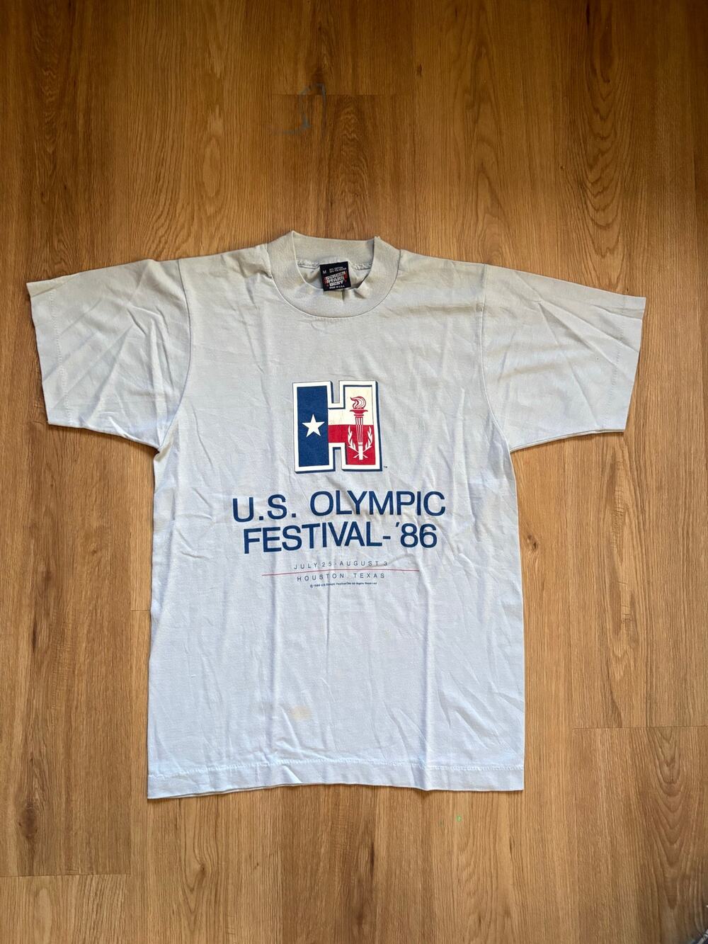 Vintage 1986 US Olympic Festival single-stitch Graphic Tee Size Medium